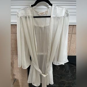 Victoria’s Secret gold label sheer robe